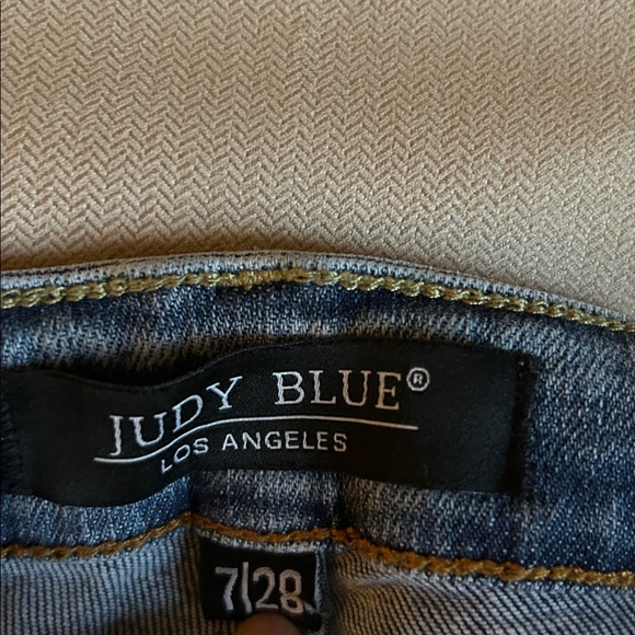 Judy Blue HighRise Vintage Wash Boyfriend Jeans‎ Women’s Great Condition Size 28 - Picture 4 of 8